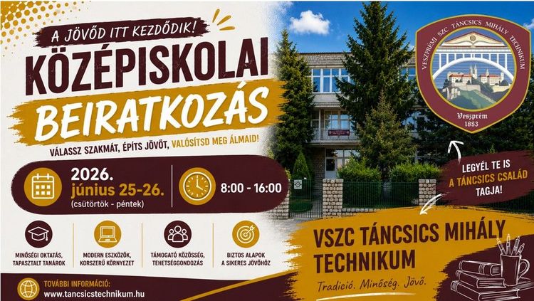 Beiratkozás a 2026/2027-es tanévre