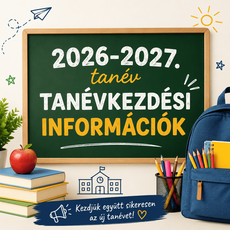 Tanévkezdési információk